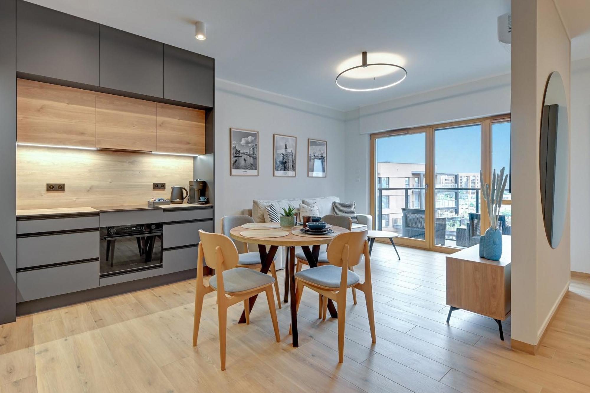 גדנסק Nadmotlawie Estate Gym, Sauna & Parking By Downtown Apartments מראה חיצוני תמונה