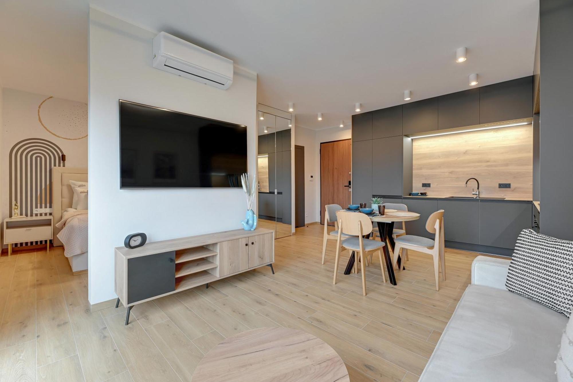 גדנסק Nadmotlawie Estate Gym, Sauna & Parking By Downtown Apartments מראה חיצוני תמונה