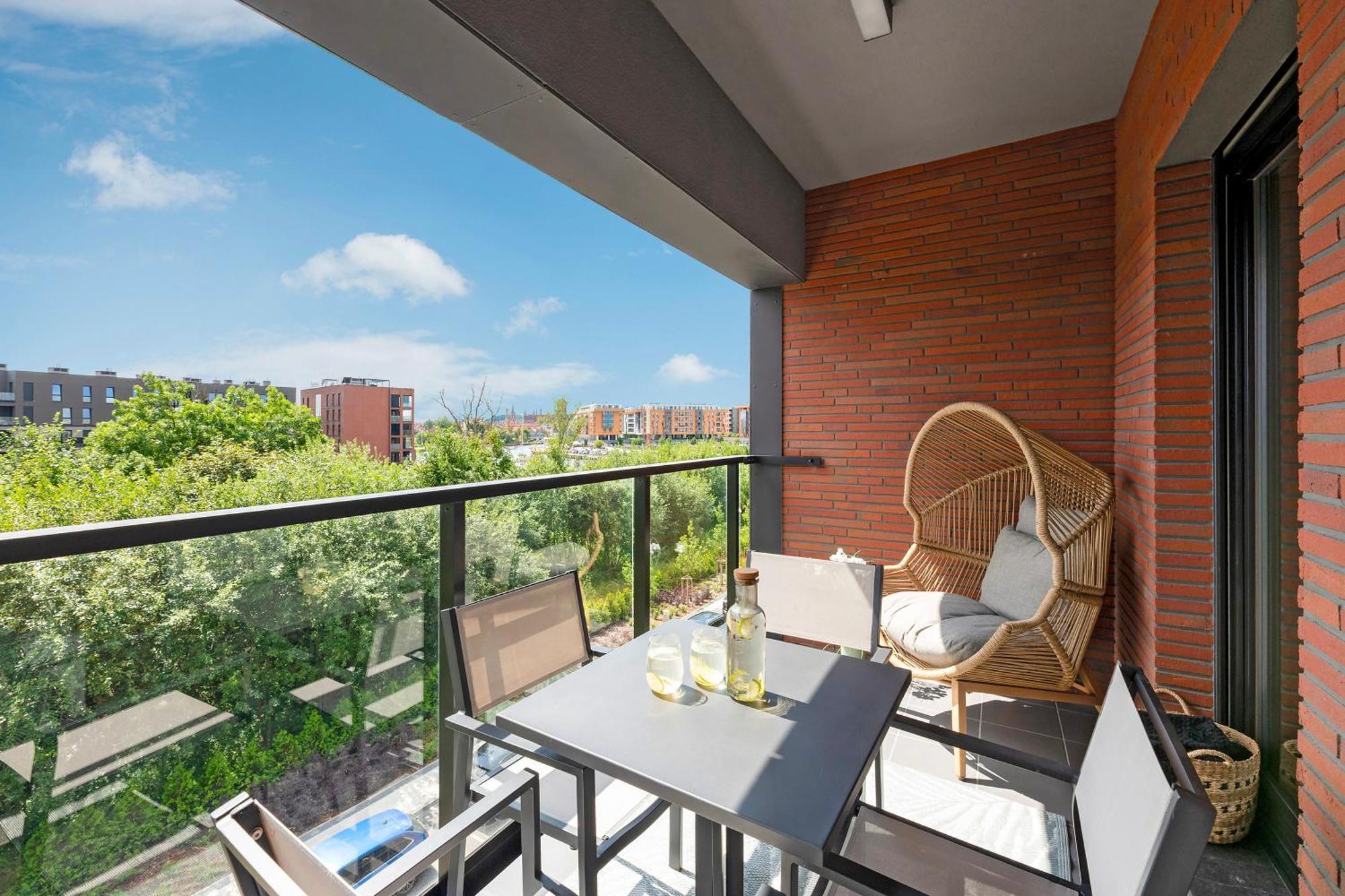 גדנסק Nadmotlawie Estate Gym, Sauna & Parking By Downtown Apartments מראה חיצוני תמונה