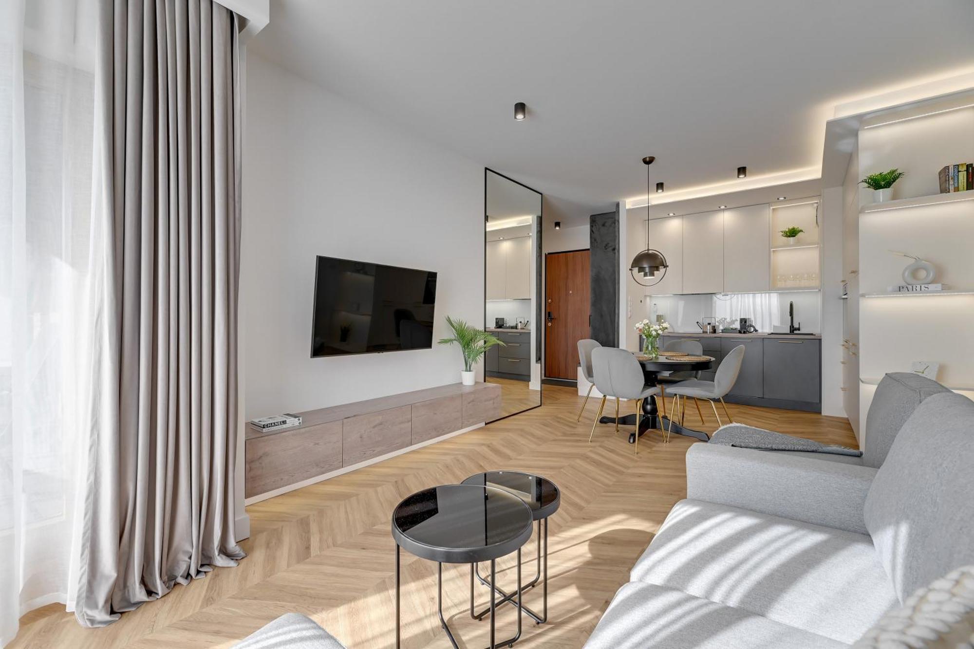 גדנסק Nadmotlawie Estate Gym, Sauna & Parking By Downtown Apartments חדר תמונה